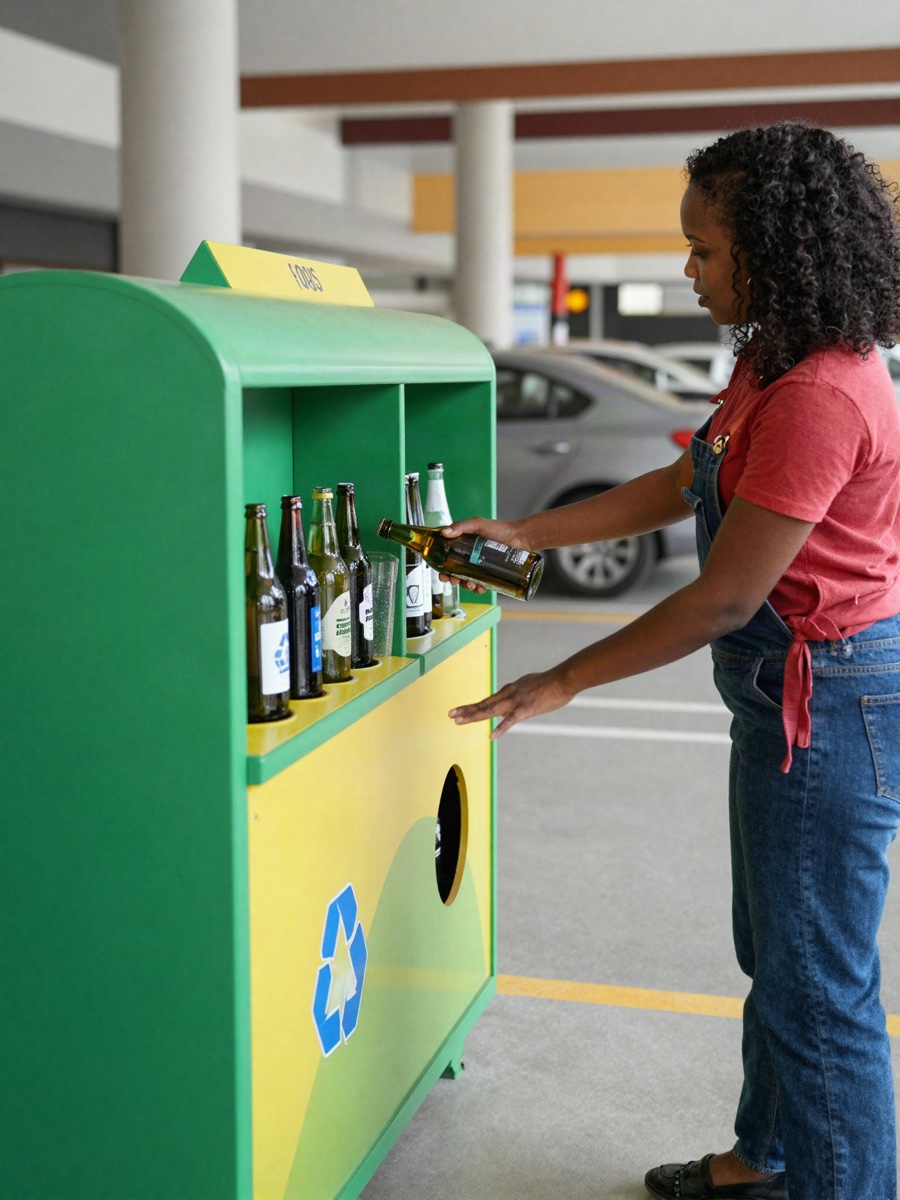 Recycling buy-back centres (stock photo)