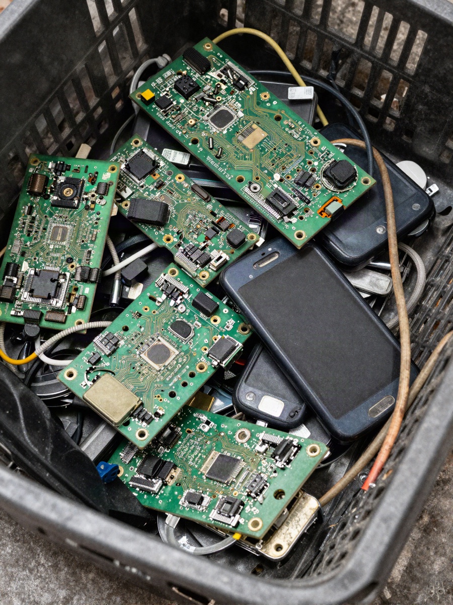 E-waste recycling (stock photo)